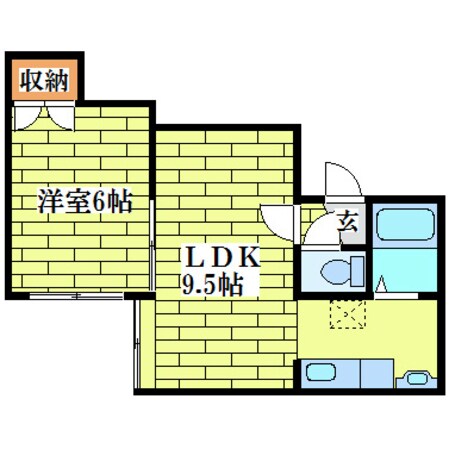 ノヴァＢの物件間取画像